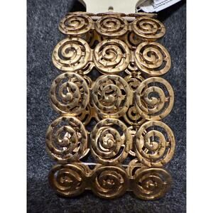 Swirled Soft Bangle, Goldtone by New Directions‎